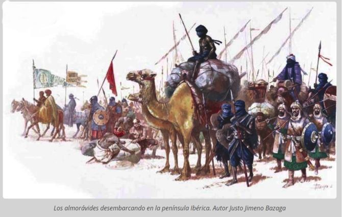 Almorávides desembarcan en al-Andalus (Justo Jimeno)