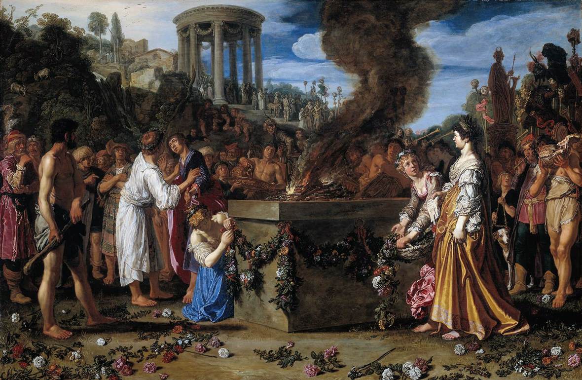 El sacrificio de Ifigenia de Pieter Pietersz