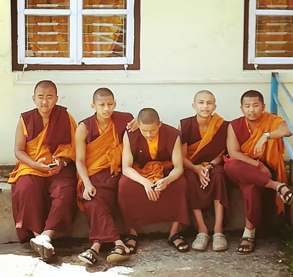 En el campo de refugiados tibetanos, Pokhara En el campo de refugiados tibetanos, Pokhara