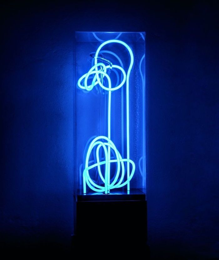 Escultura lumínica gas neón