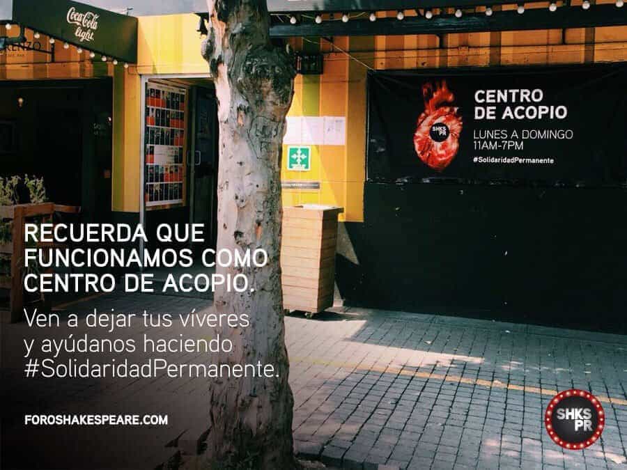Teatreros frente al sismo Teatreros frente al sismo
