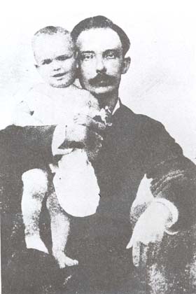 José Martí y su hijo José Francisco, más conocido como Ismaelillo