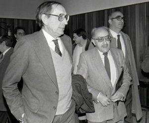 Emilio Alarcos y Miguel Delibes
