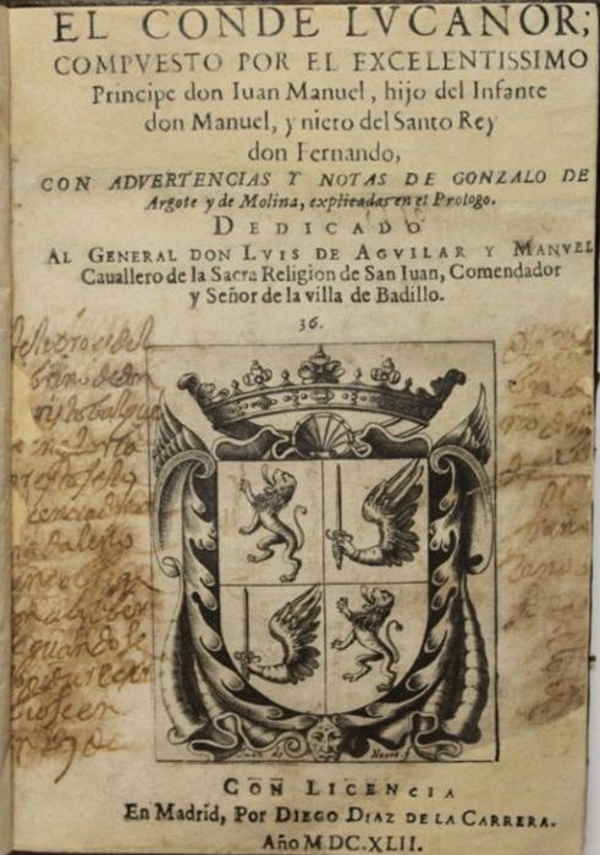 el conde Lucanor don Juan Manuel