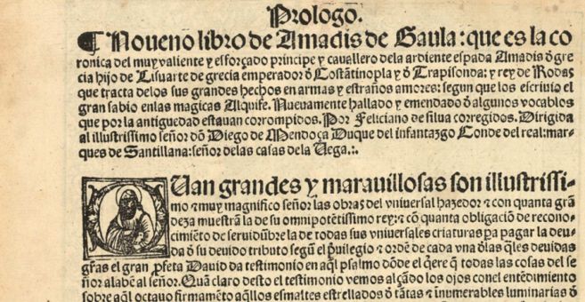 Caballeros españoles en Grecia 2 prólogo Amadis